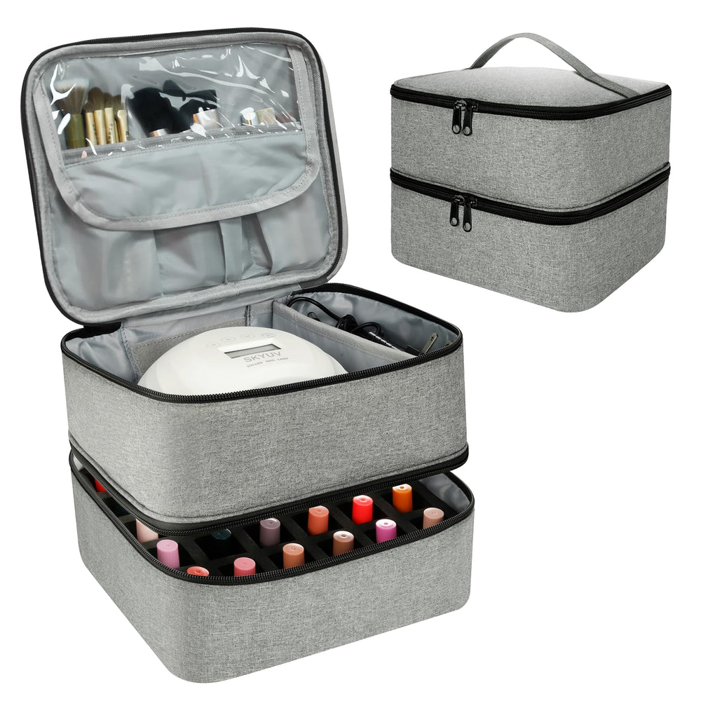 LIVEBAY organizador de esmaltes con 30 botellas, almacenamiento ordenado para casa o estudio.