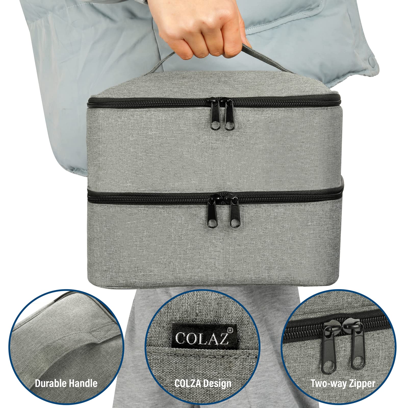 LIVEBAY maletín compacto y ligero, ideal para viajar y mantener tus productos seguros.