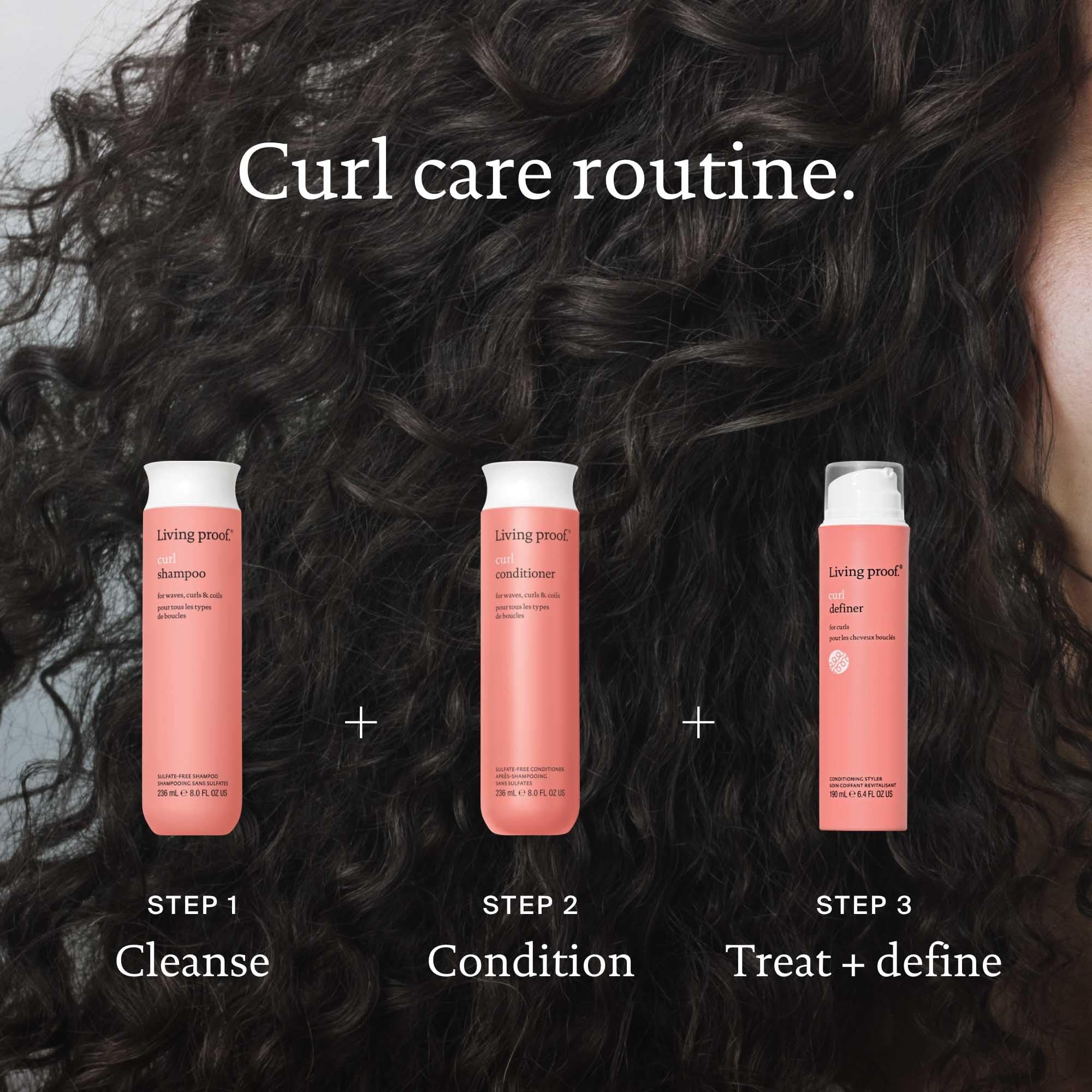 Living Proof Acondicionador para rizos, ideal para uso diario en peinados variados.