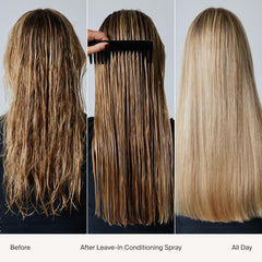 La bouteille Living Proof offre protection UV et chaleur pendant le coiffage