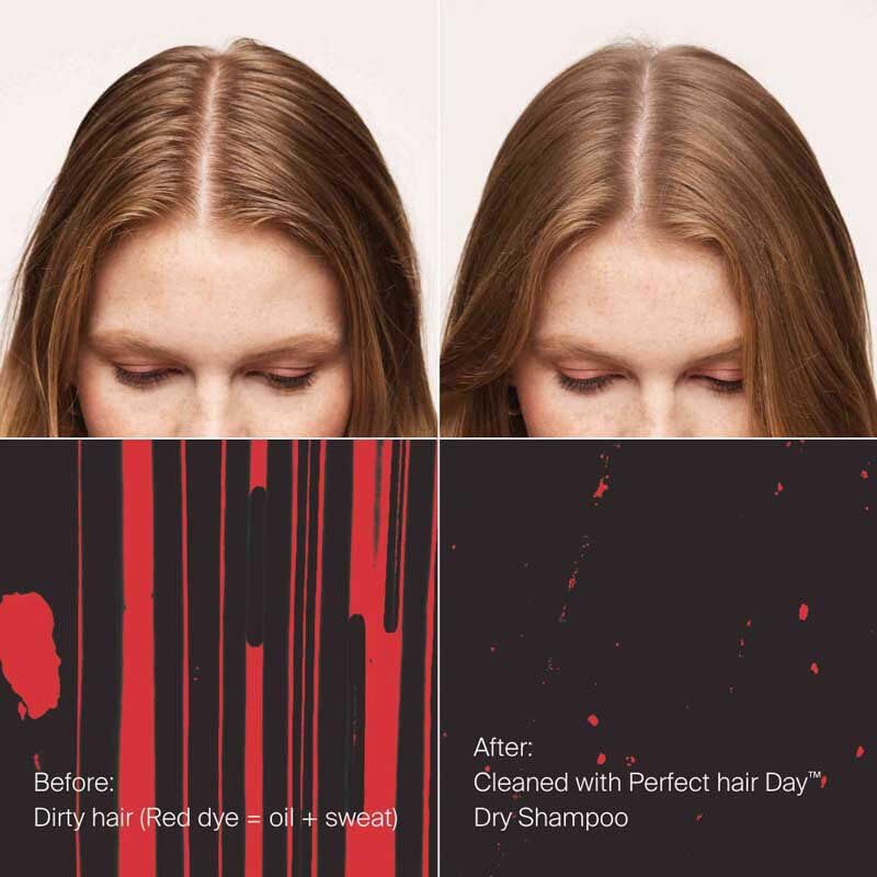 Living Proof champú en seco uso diario para cabello deseable.
