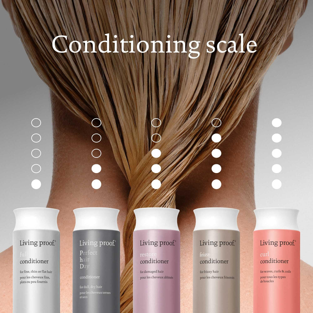 Fragancia fresca y estimulante de Living Proof Acondicionador.