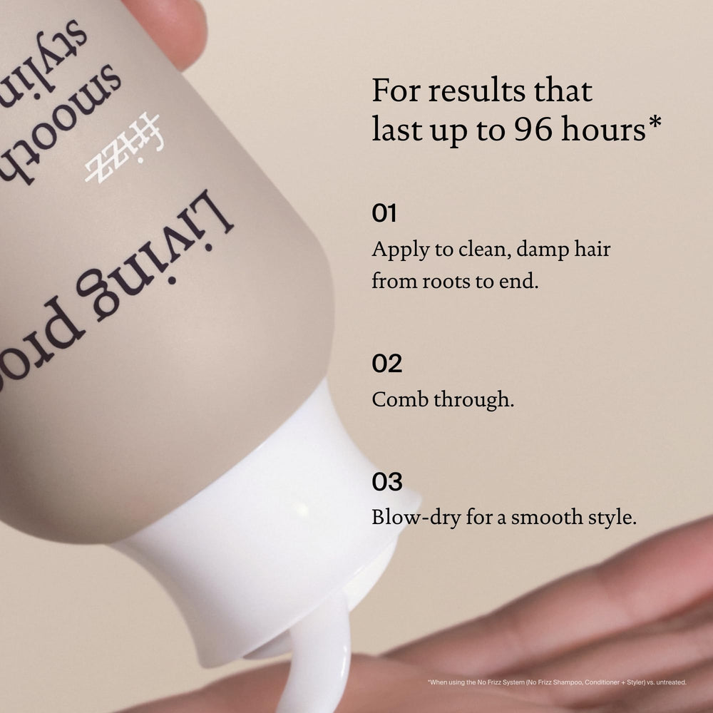 Living Proof Crema de Peinado Sin Encrespamiento: aporta brillo suave y aspecto sedoso.