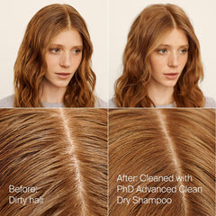 Living Proof Dry Shampoo sin residuo visible para entre lavados
