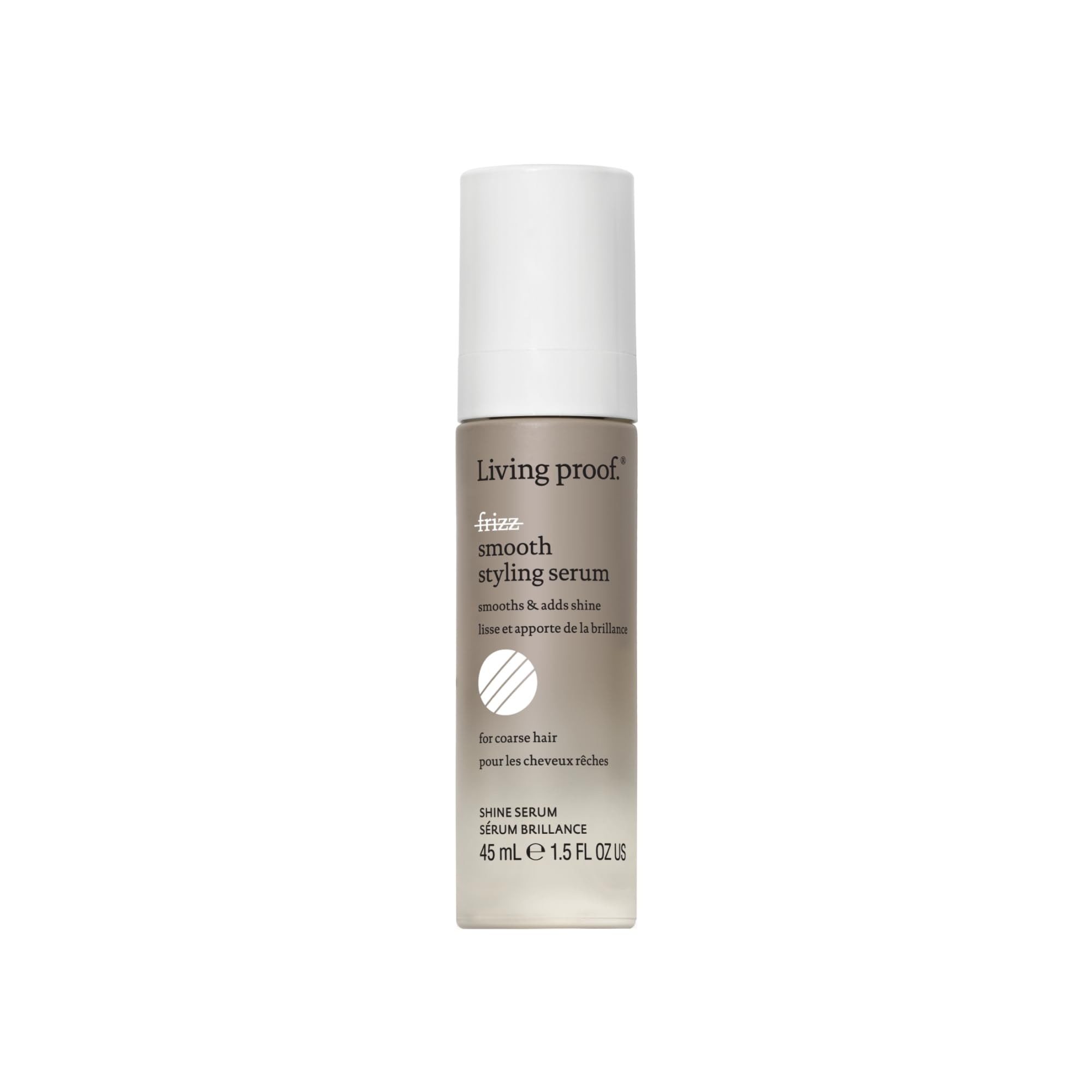 Living proof No Frizz Serum, botella: suaviza y previene el encrespamiento para cualquier peinado.
