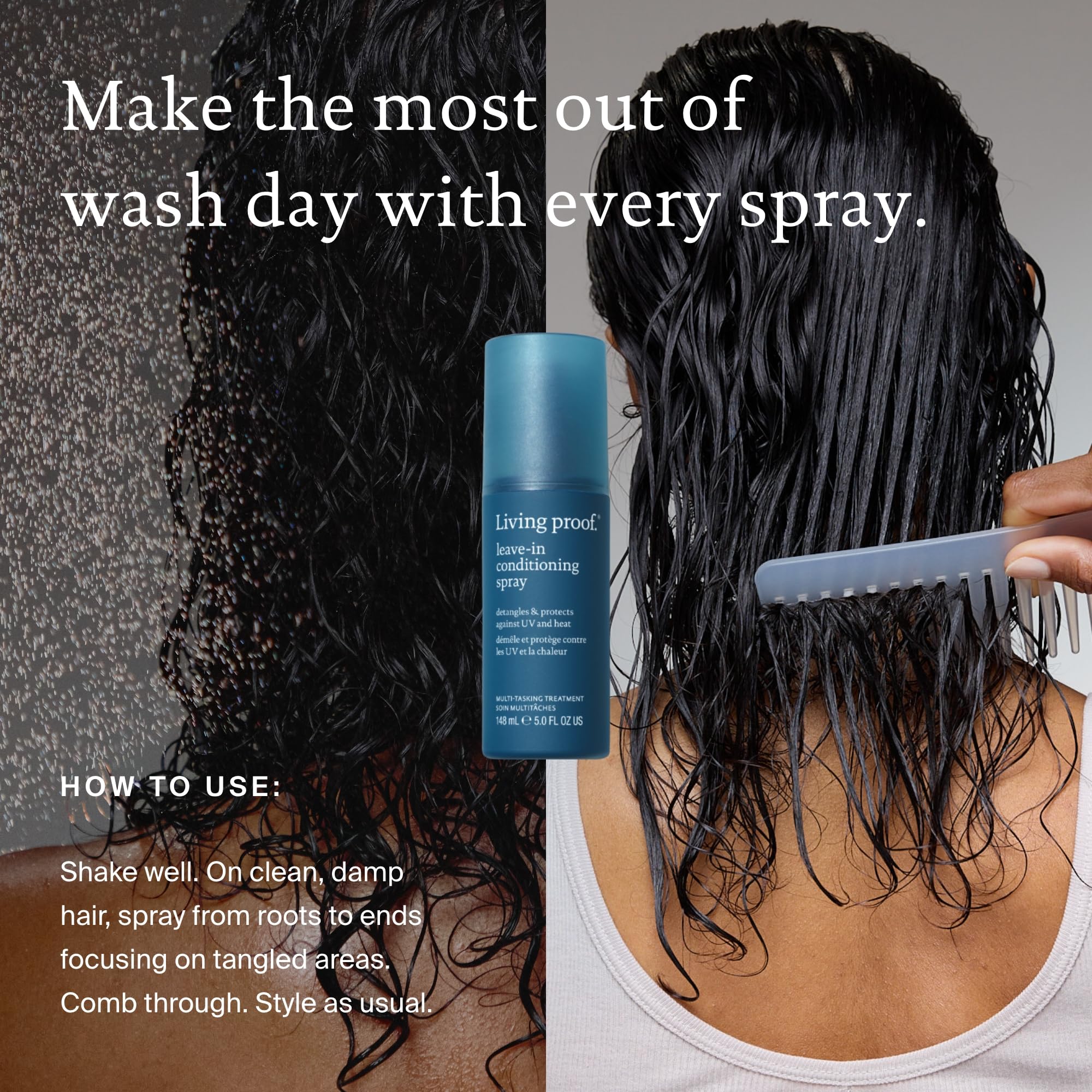 Sensation douce et fraîche après chaque pulvérisation