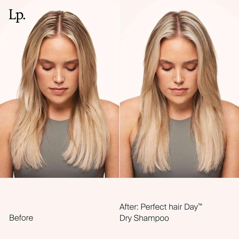 Shampoing sec Living Proof absorbe l'huile pour un look frais.