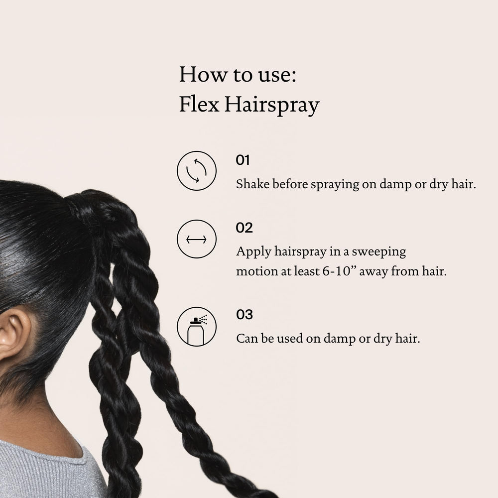 Living Proof Style Lab Flex Hairspray acabado suave y natural.