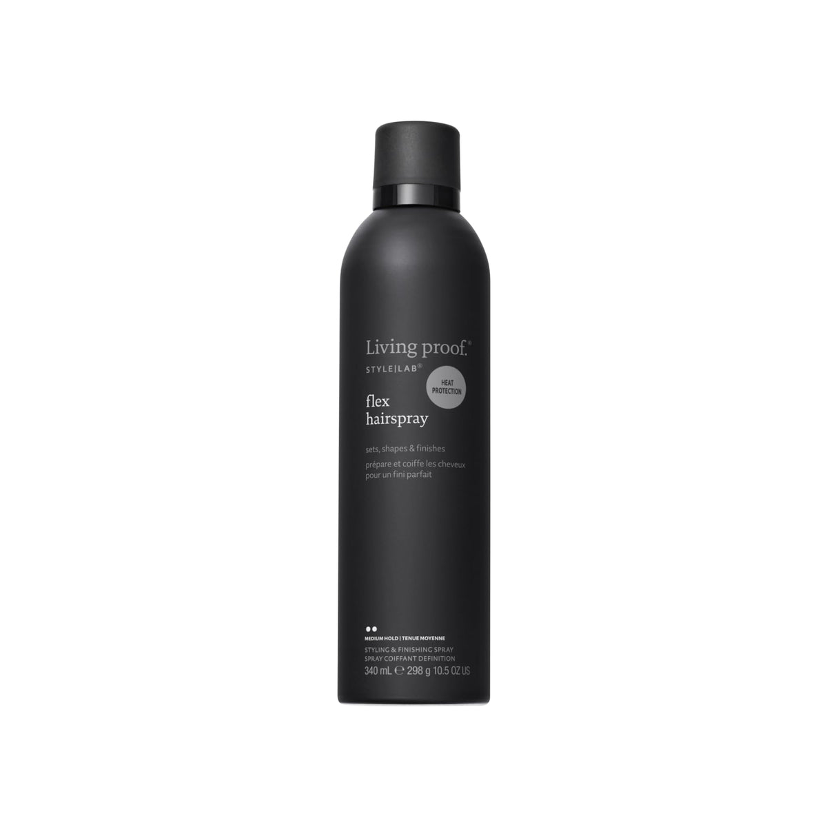 Living Proof Style Lab Flex Hairspray en atomizador, fijación media para peinados flexibles.