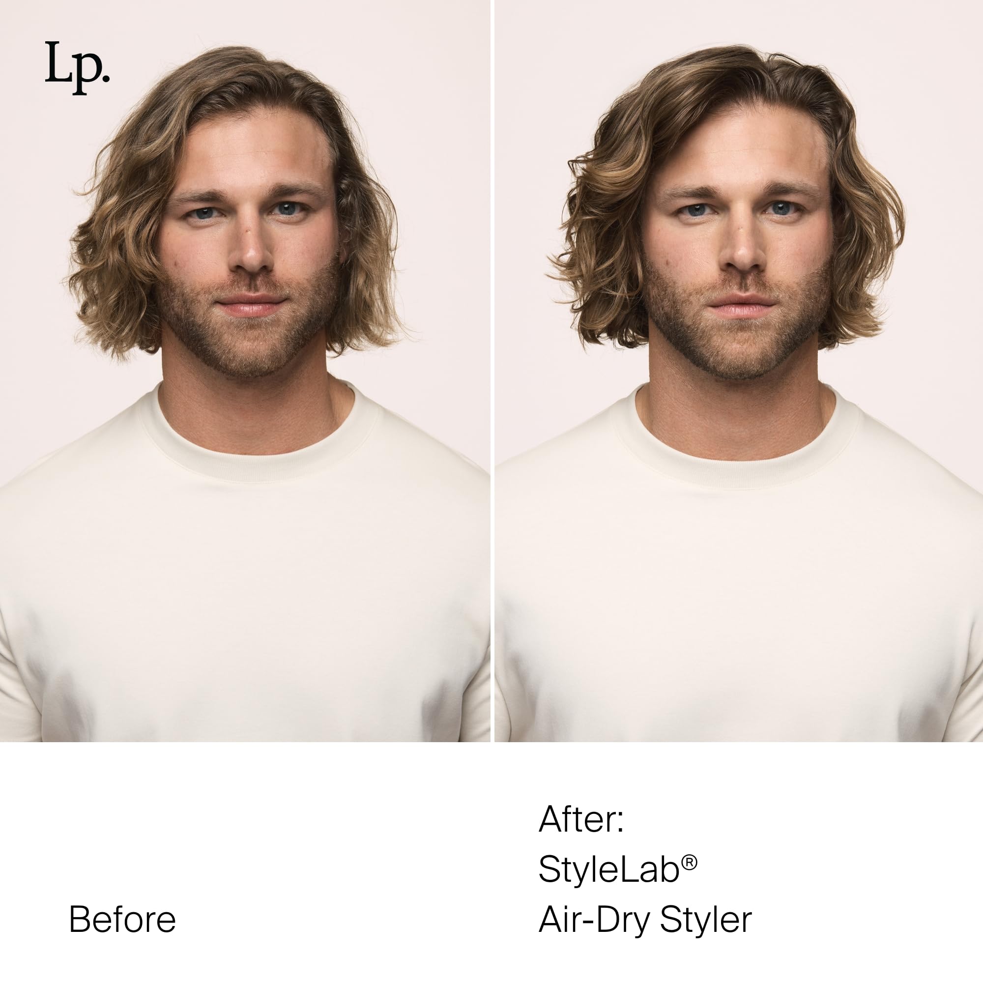 Application sur cheveux humides avec le Style Lab Styler sans chaleur