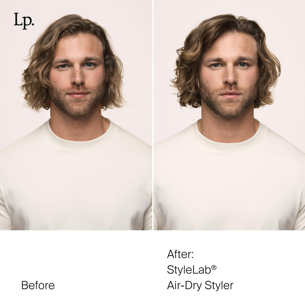 Application sur cheveux humides avec le Style Lab Styler sans chaleur