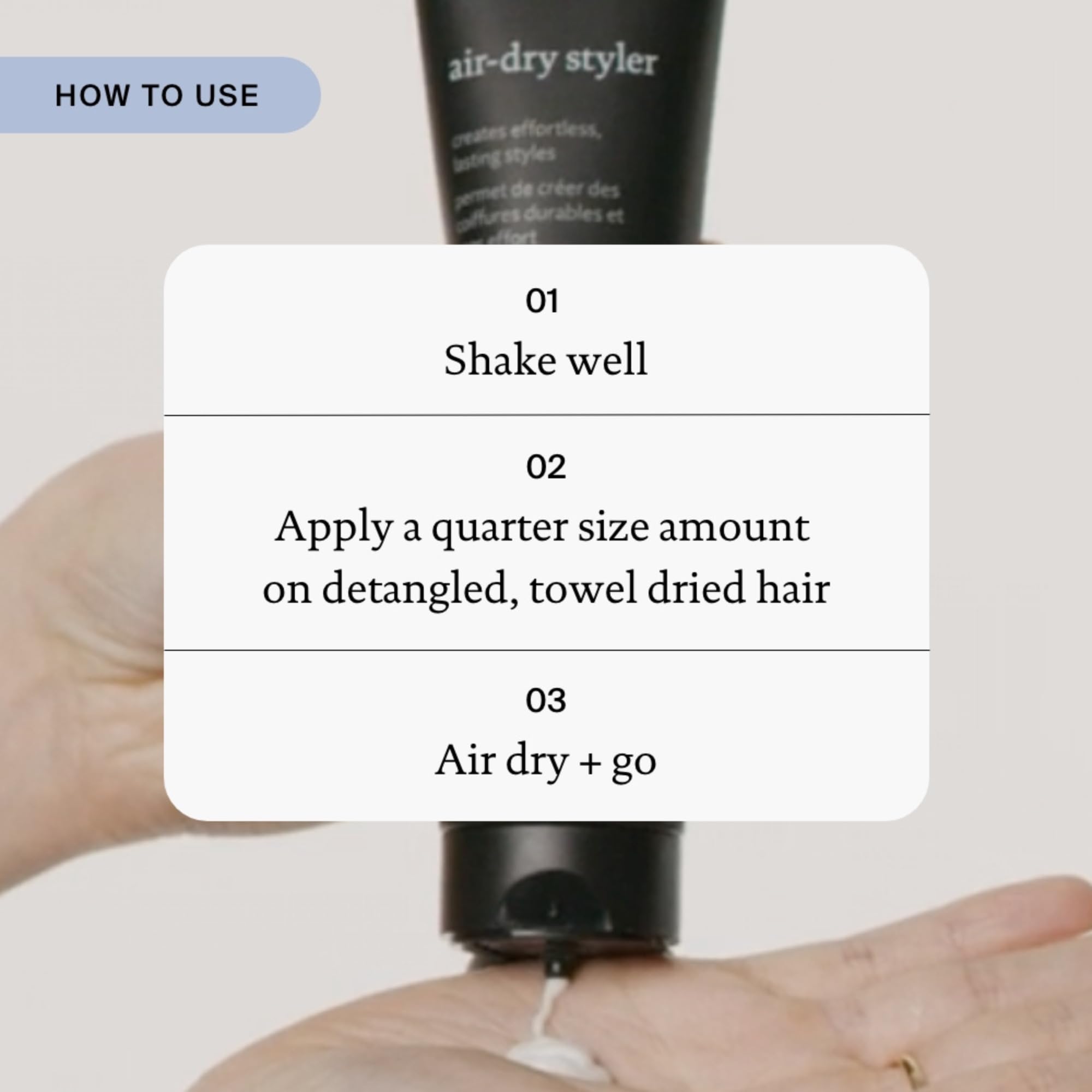 Contrôle des frisottis en conditions humides avec le Style Lab Styler sans chaleur