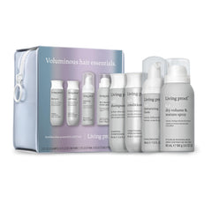 Living Proof Voluminous Hair Essentials Kit, champú, tamaño de viaje, aporta volumen y cuerpo