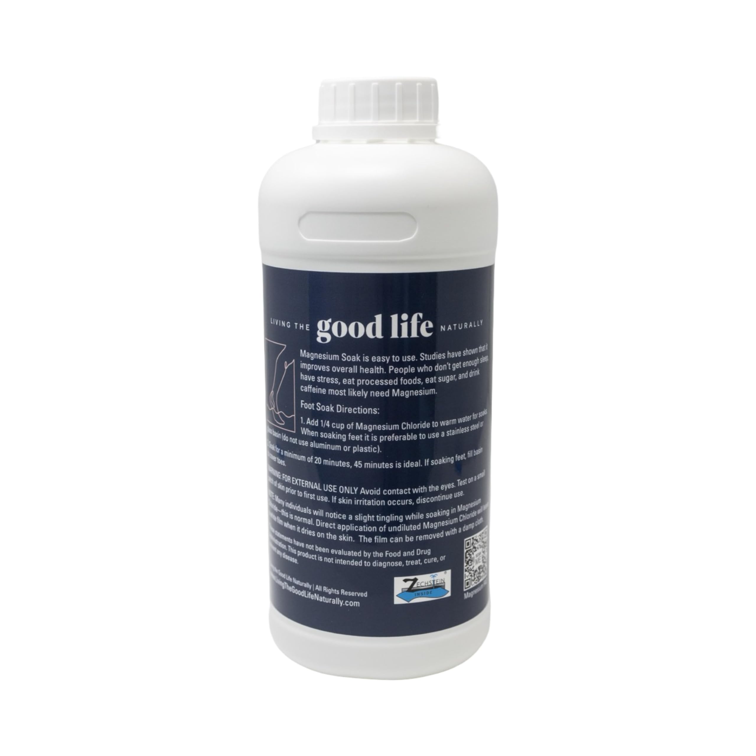 Living the Good Life Naturally Magnesium Soak: ritual nocturno para descanso y bienestar