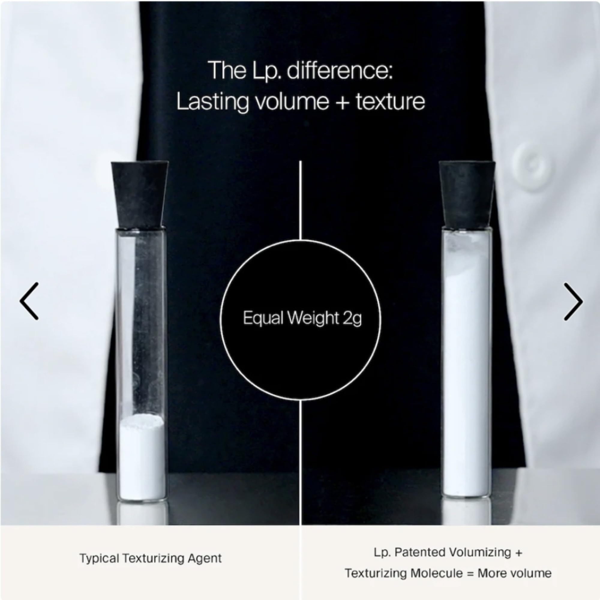 Living proof Full Dry Volume Texture Spray ofrece agarre ligero sin crear peso.