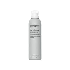 Living proof Full Dry Volume Texture Spray muestra la botella para volumen inmediato en cabello fino.