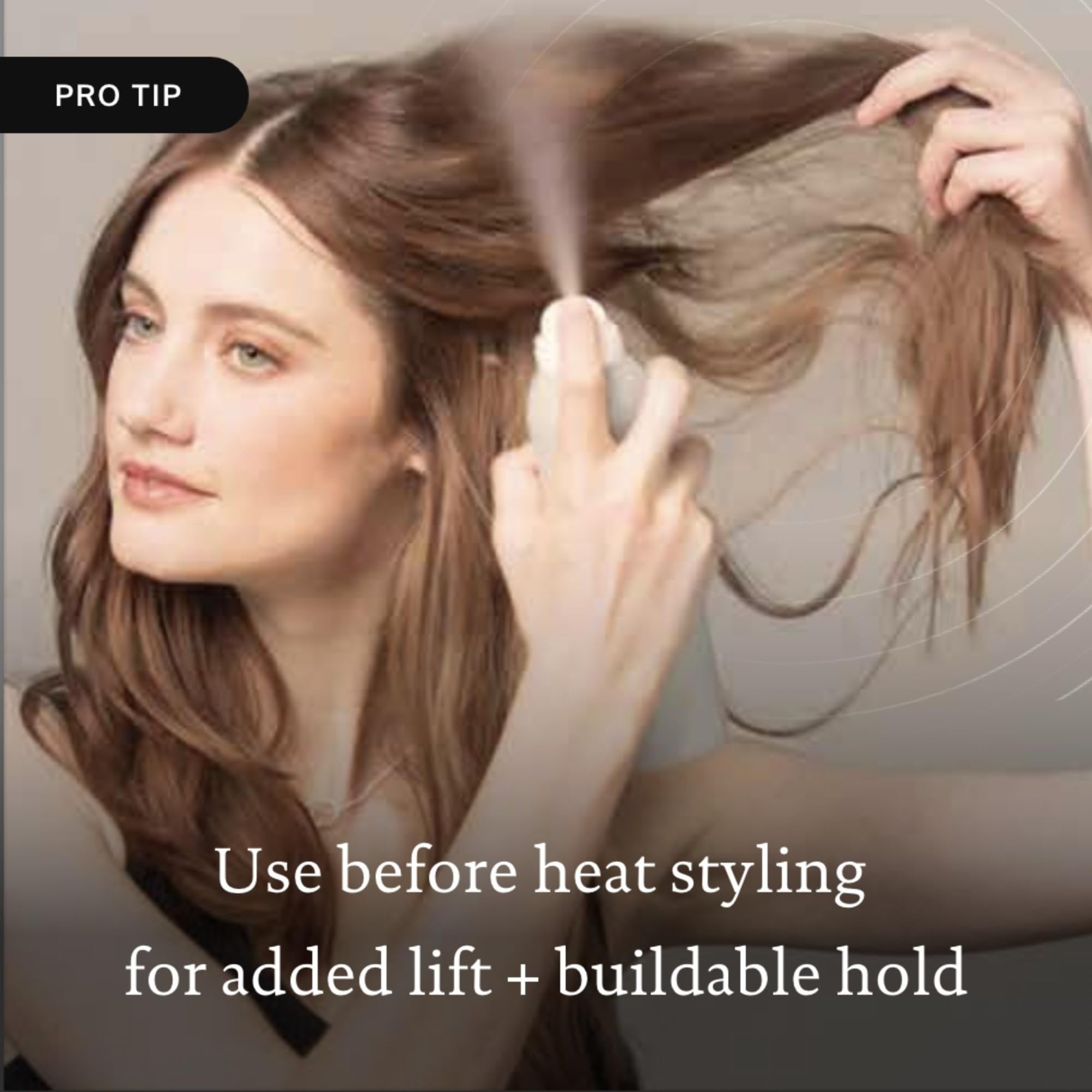 Living proof Full Dry Volume Texture Spray crea volumen duradero y definición.