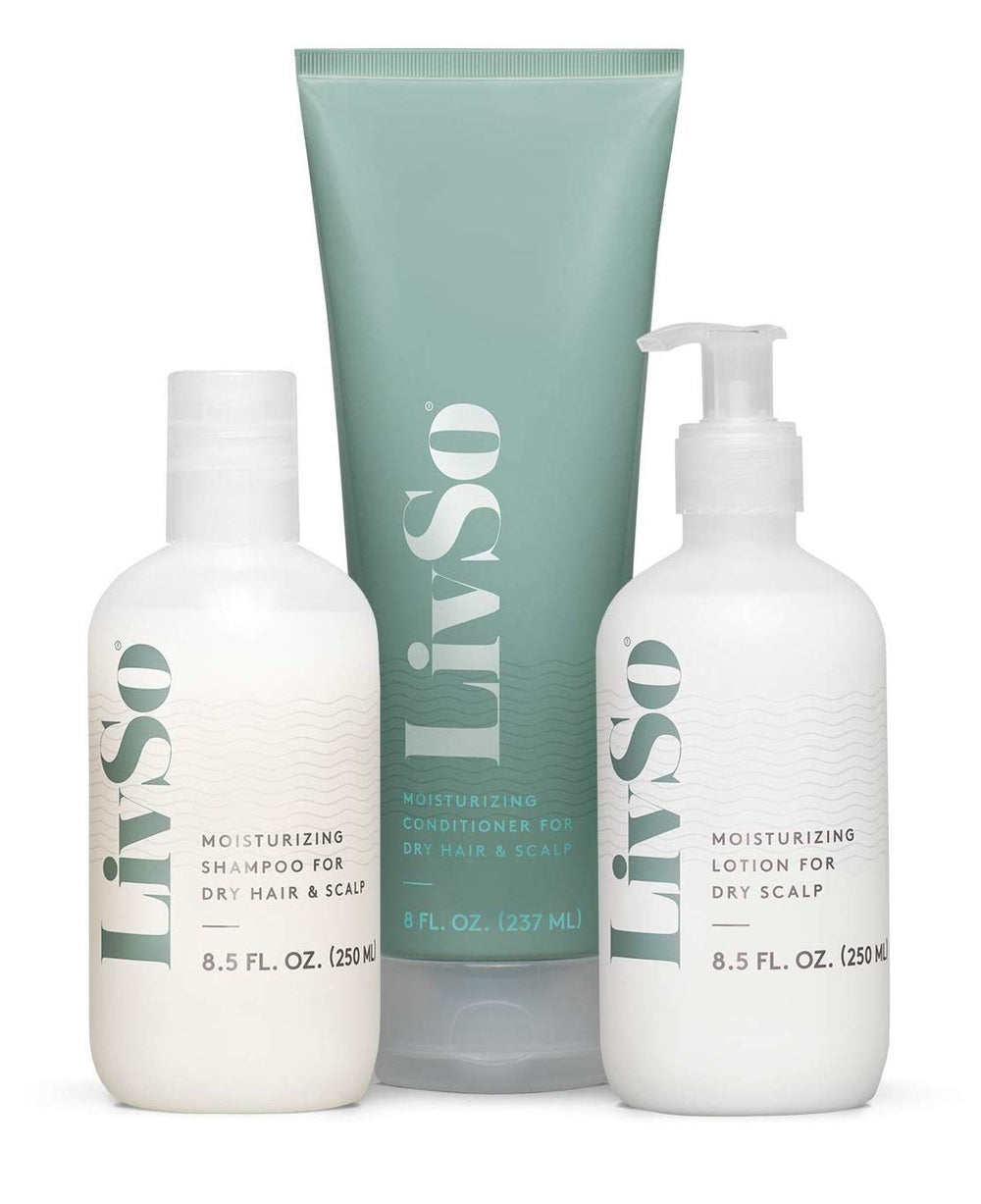 LivSo champú para rizos, definición y brillo natural.