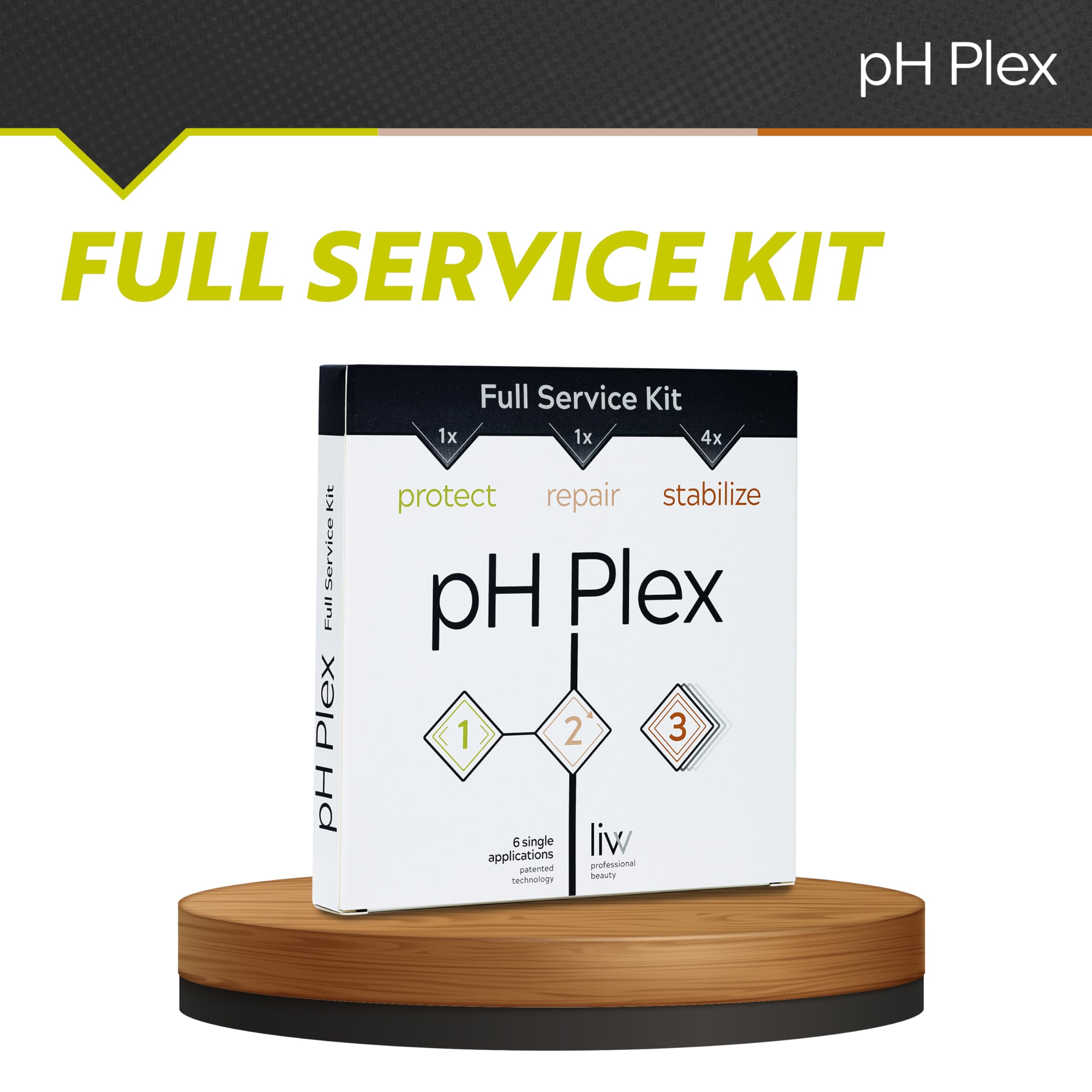 LIW pH Plex kit completo para cuidado del cabello en casa