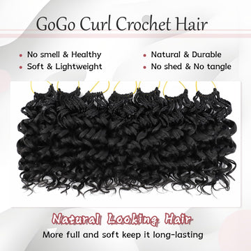 LIYATE cabello sintético crochet para trenzas 8 pulgadas: textura suave y duradera