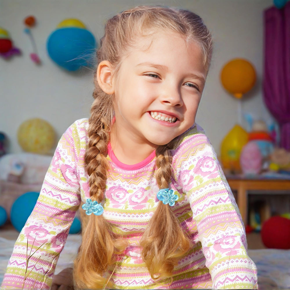 LIYAZHIL juego de 12 piezas para peinados infantiles y colores coordinados
