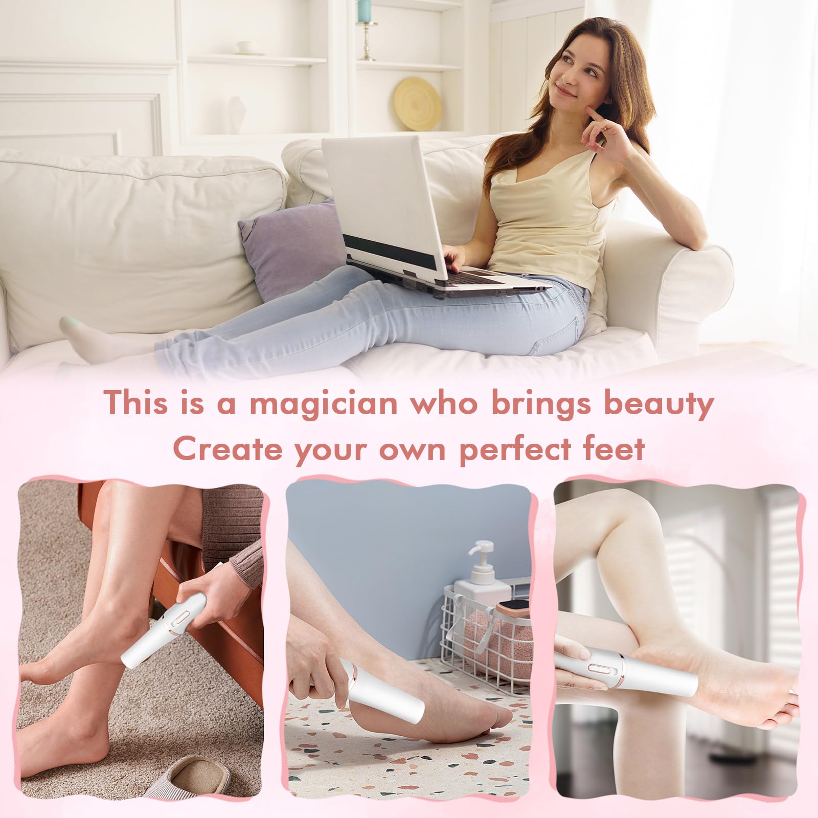 LIYUJSDZ diseño ergonómico facilita maniobras y pedicura segura