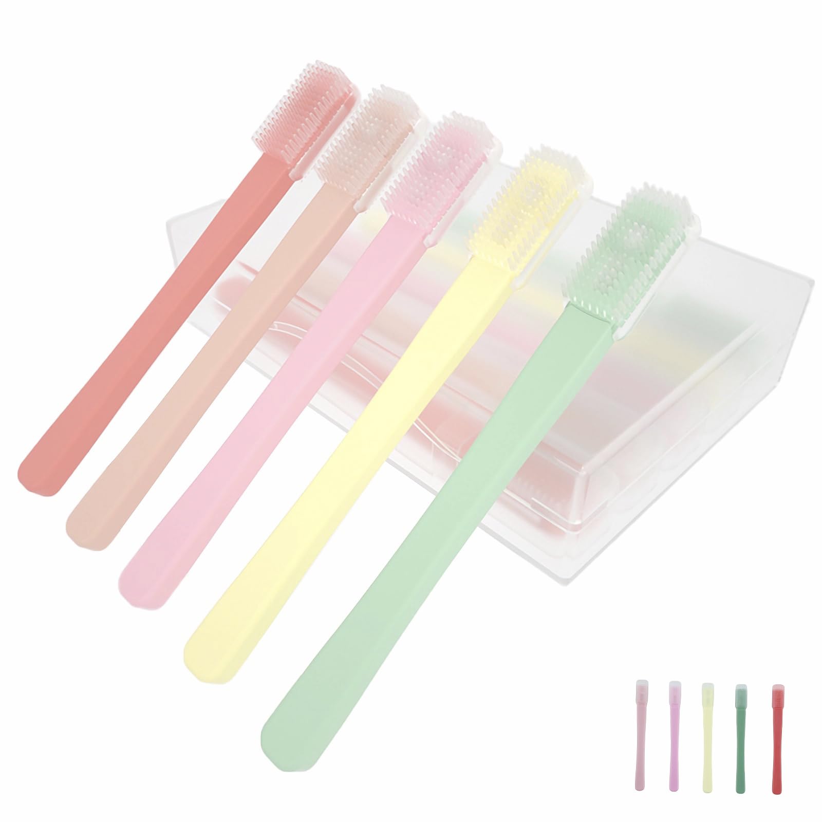 LIZICH cepillo para párpados con silicona suave, limpieza delicada para párpados sensibles.