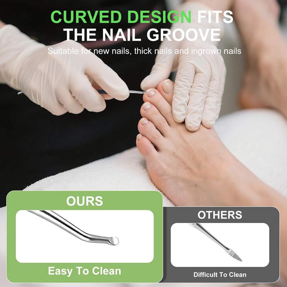 LJCKKGOSZ estuche compacto para guardar herramientas de pedicura