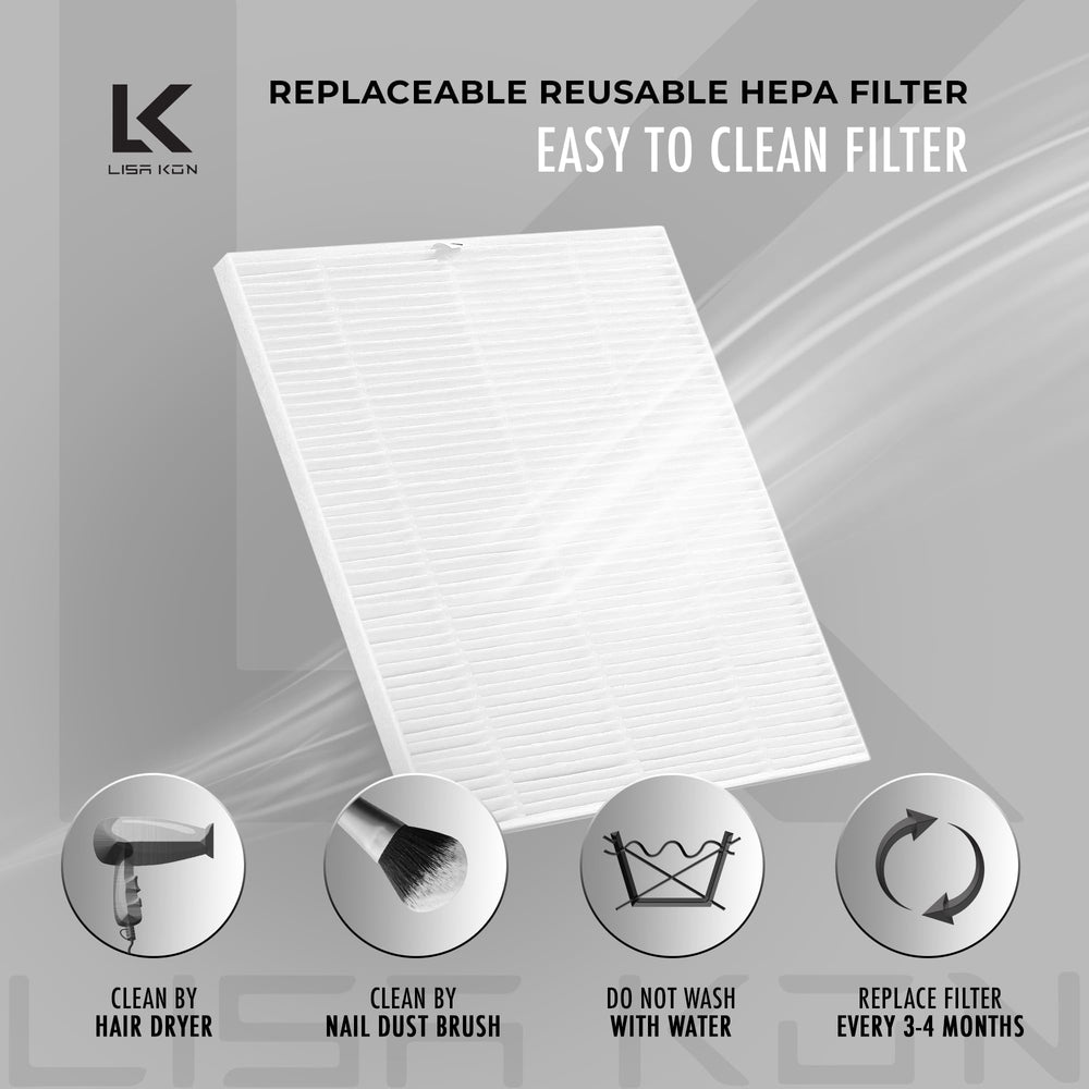 LK LISA KON revestimiento acetona-resistente, colector polvo, mayor durabilidad.