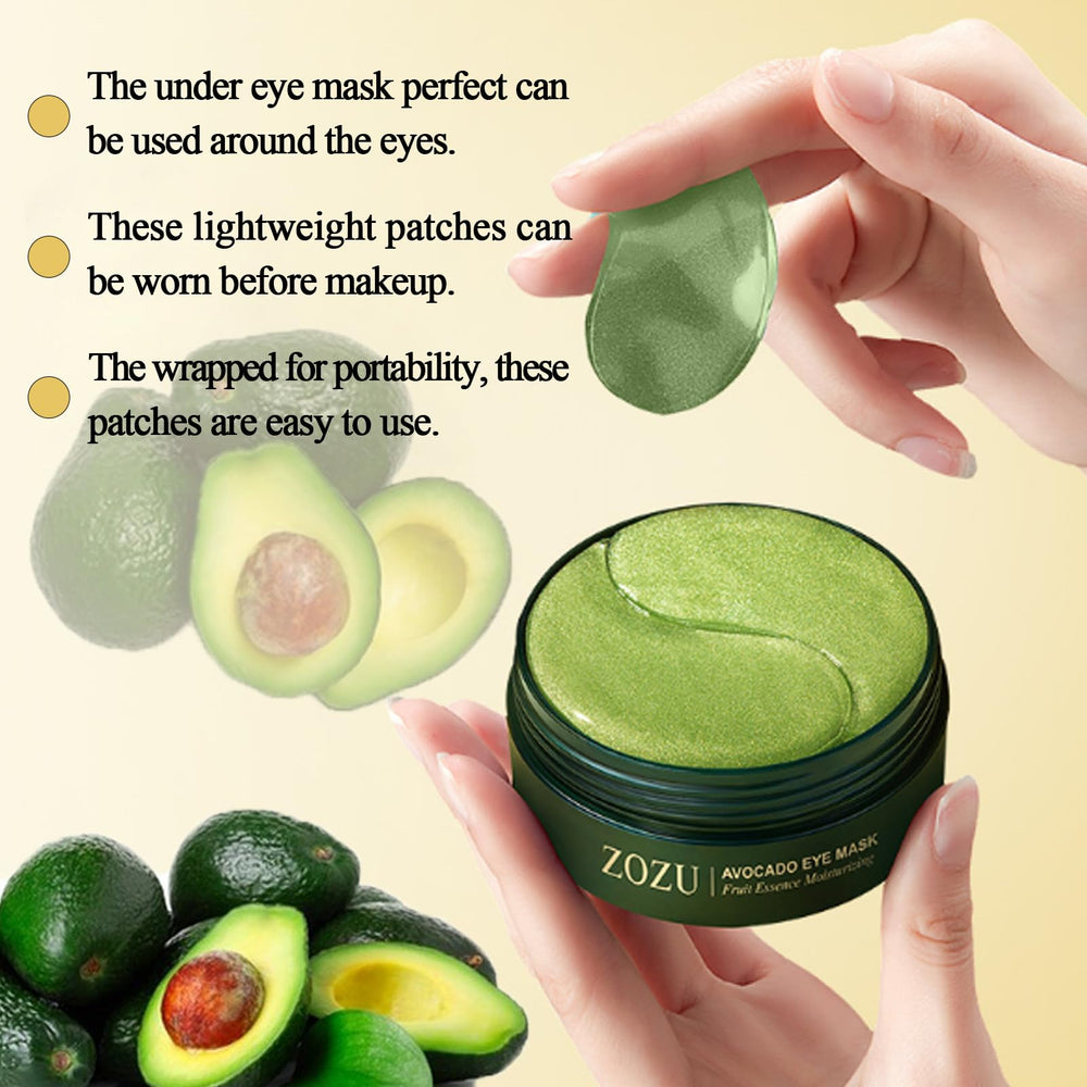 Textura cremosa de aguacate de Lkdsoaf ideal para preparación rápida antes del maquillaje.