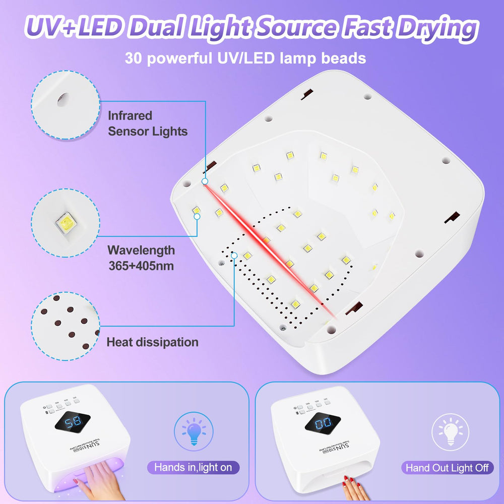 LKE lámpara UV con base removible para mayor versatilidad