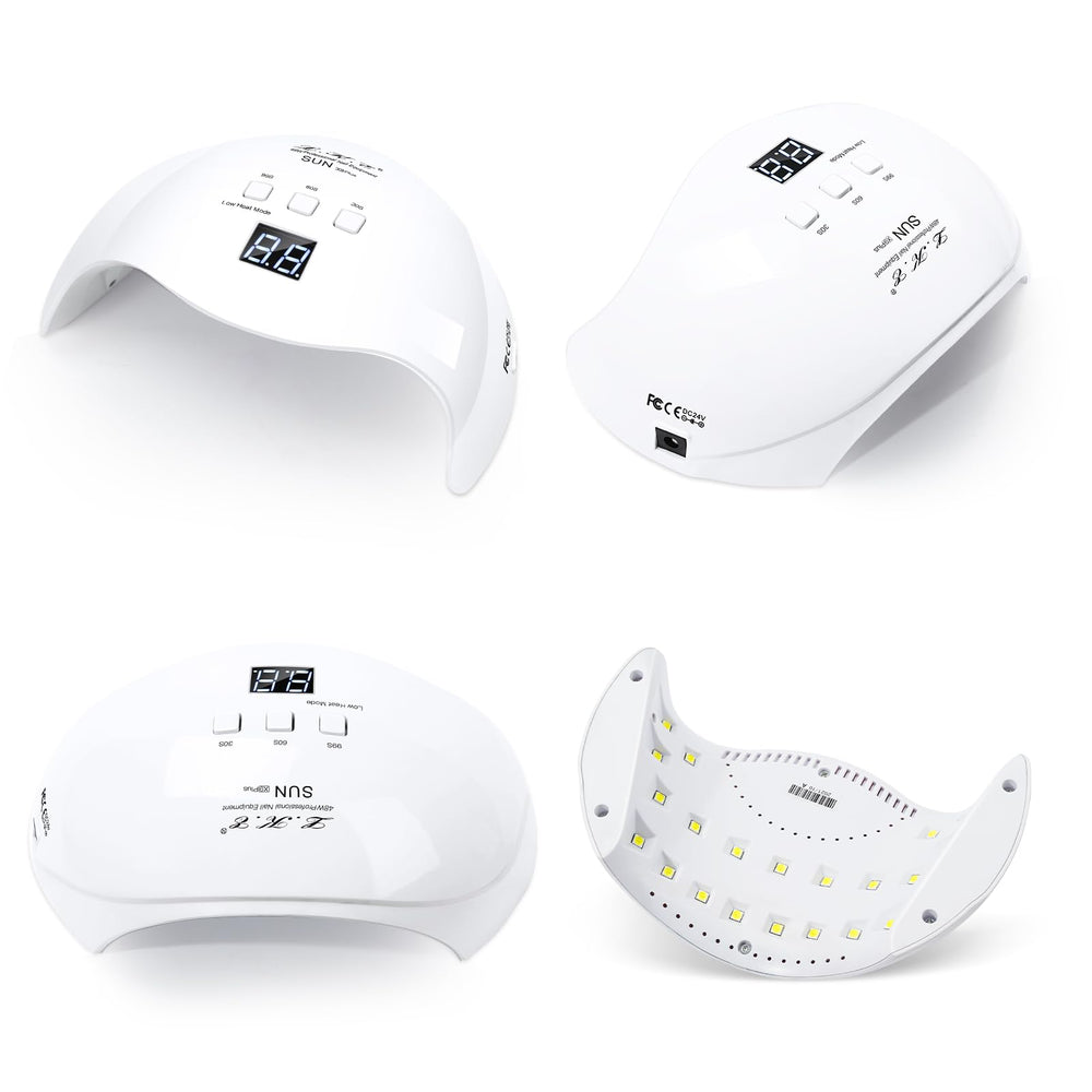 LKE Lámpara Gel UV LED 40W con pantalla LCD para curado preciso.