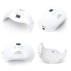 LKE Lámpara Gel UV LED 40W con pantalla LCD para curado preciso.