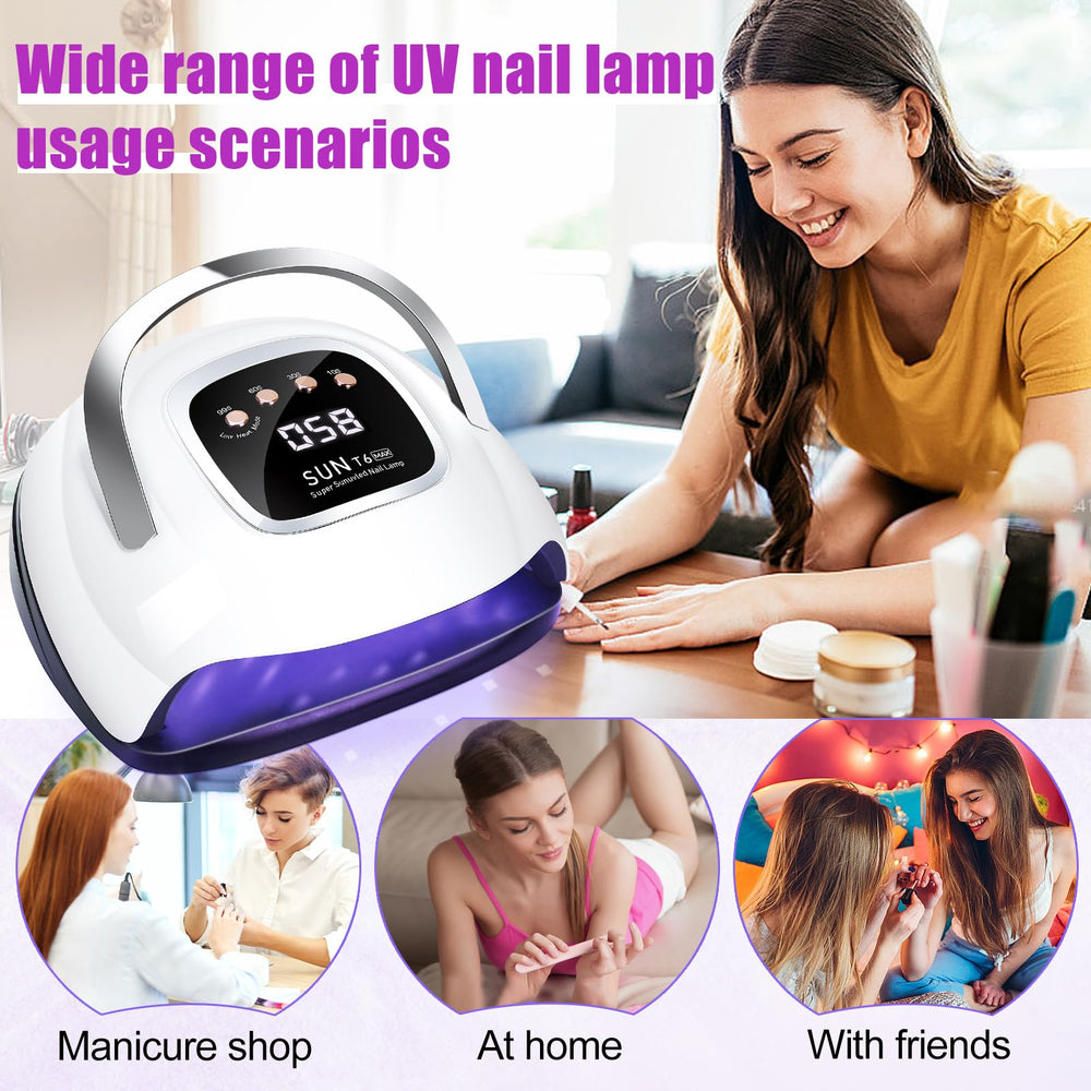LKE lámpara UV para uñas, ideal para salón o estudio en casa.