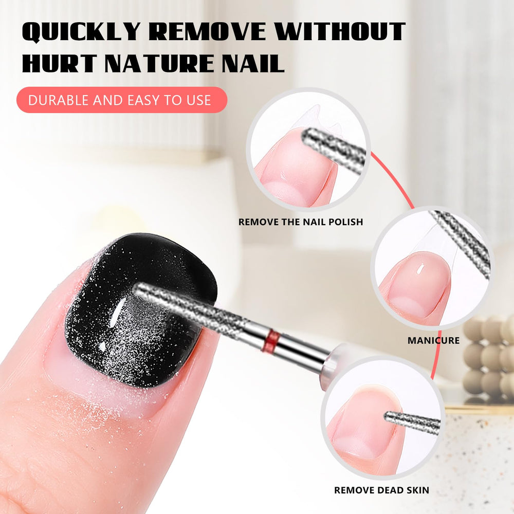 Kit LKueui de brocas diamante para uñas, alta precisión