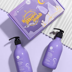 L LUSETA set biotina y colágeno, vertido suave para aplicación precisa.