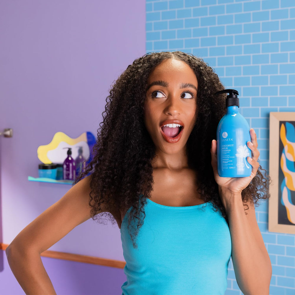 L LUSETA textura cremosa y suave, deja el cabello flexible y brillante