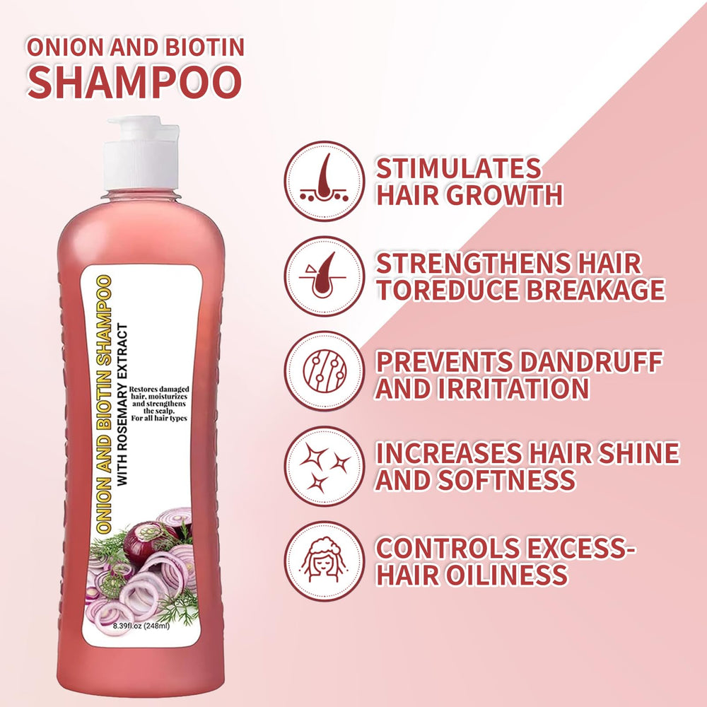LMDGDS Onion Biotin Rosemary Shampoo lather close-up with creamy foam for gentle cleansing.