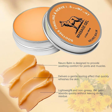 Lmoy Therawolf Neuro Balm textura crema suave, se absorbe rápido para una sensación fresca.