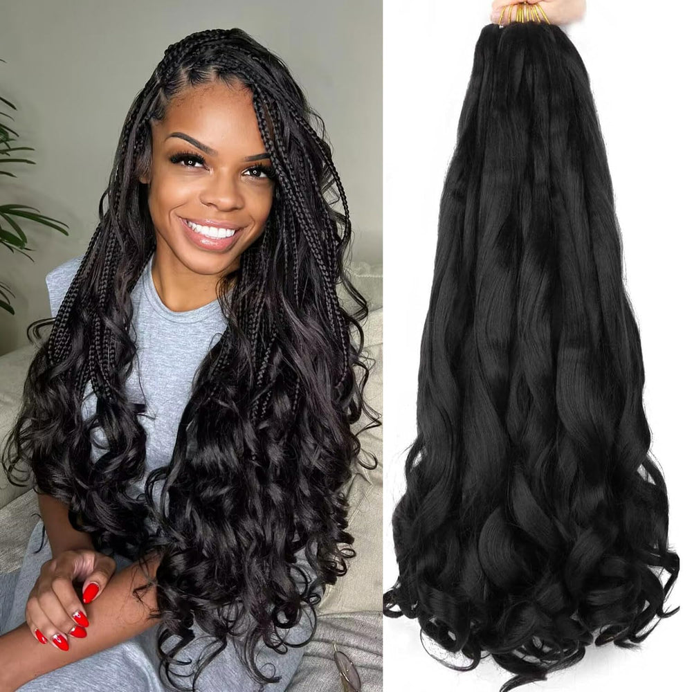 LMZIM Trenzas crochet Frances Curl: volumen para mujeres negras.