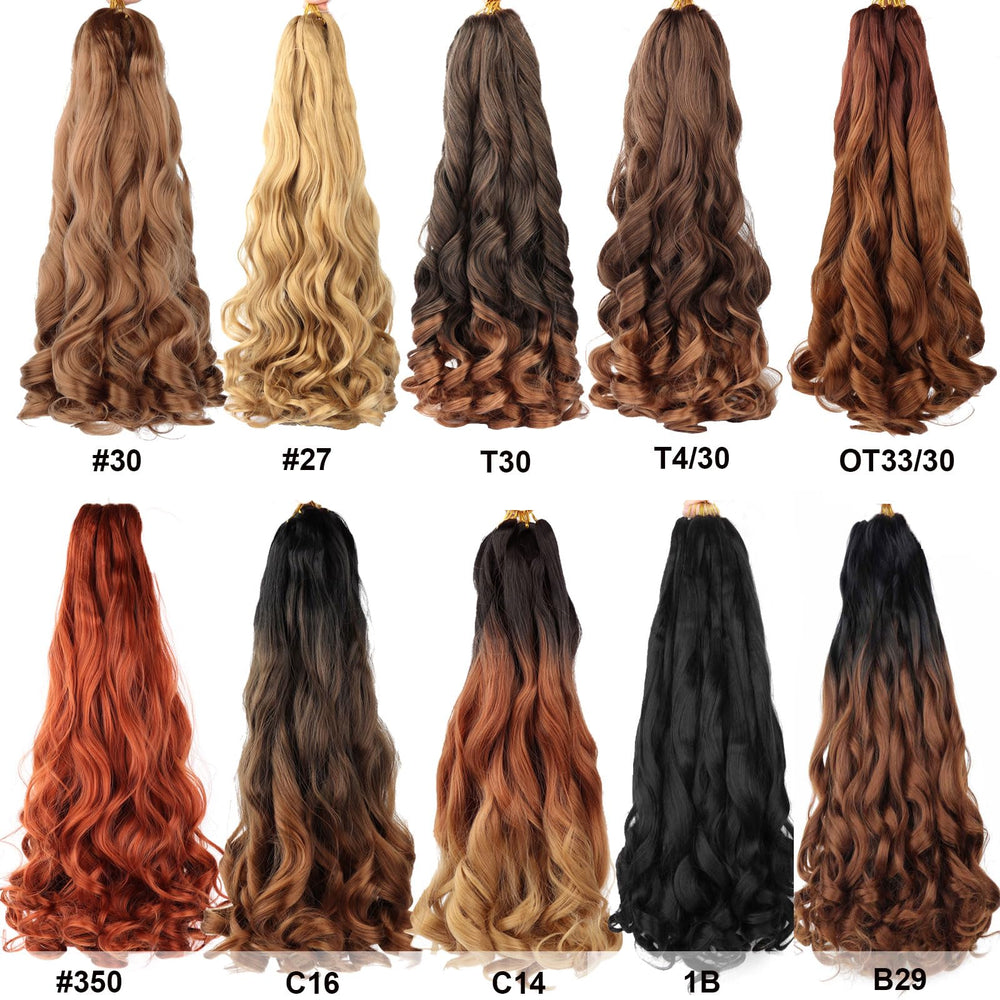 LMZIM Frances Curl cabello: fibras de alta calidad para un acabado natural.