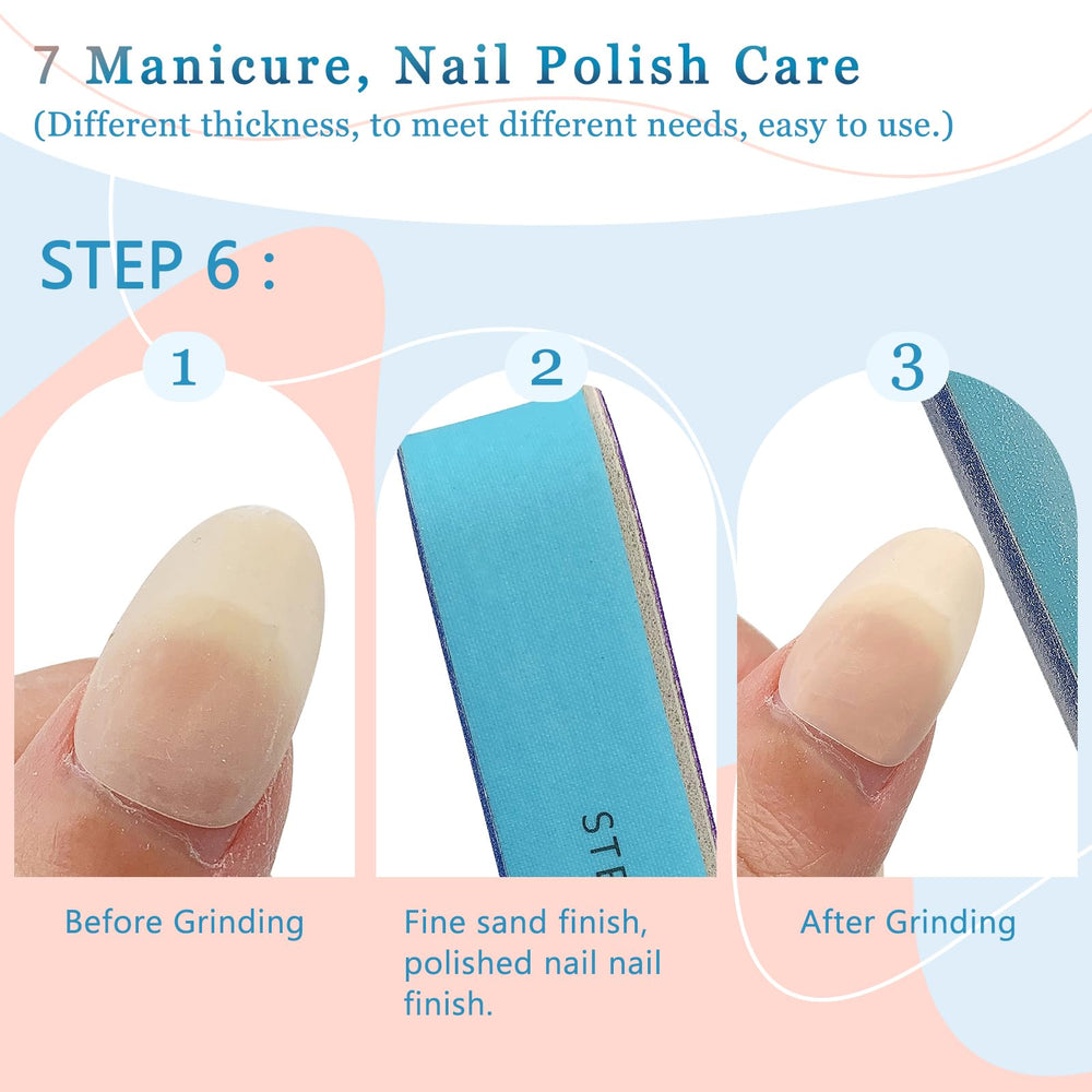 Buffer de uñas LNAUJS compacto, ideal para llevar de viaje.