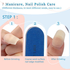 Buffer de uñas LNAUJS con superficies de pulido de alta calidad para brillo duradero.