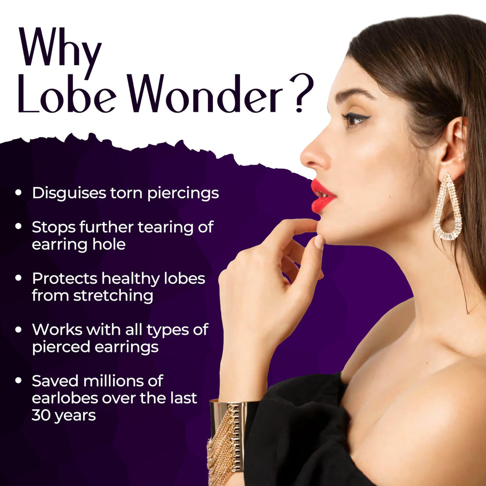 Lobe Wonder parche aplicación fácil, no requiere herramientas.