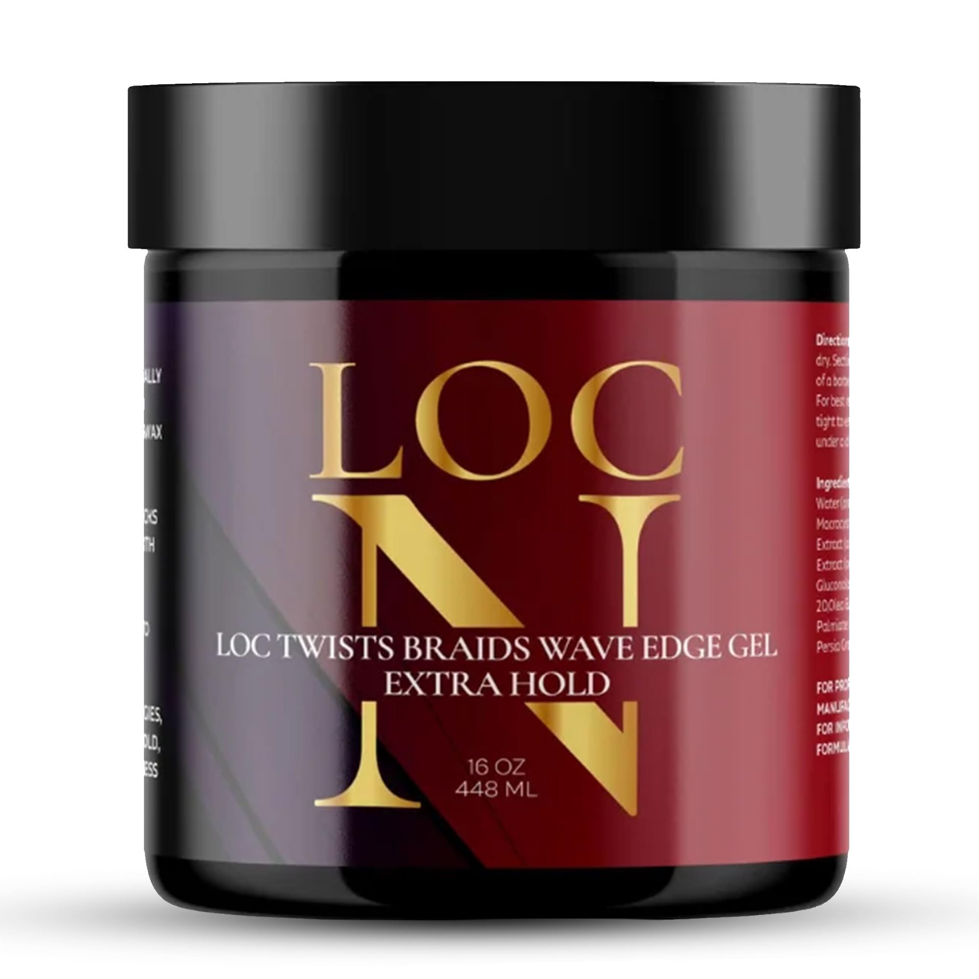 Loc N acabado natural sin residuos grasos, ideal para peinados duraderos.