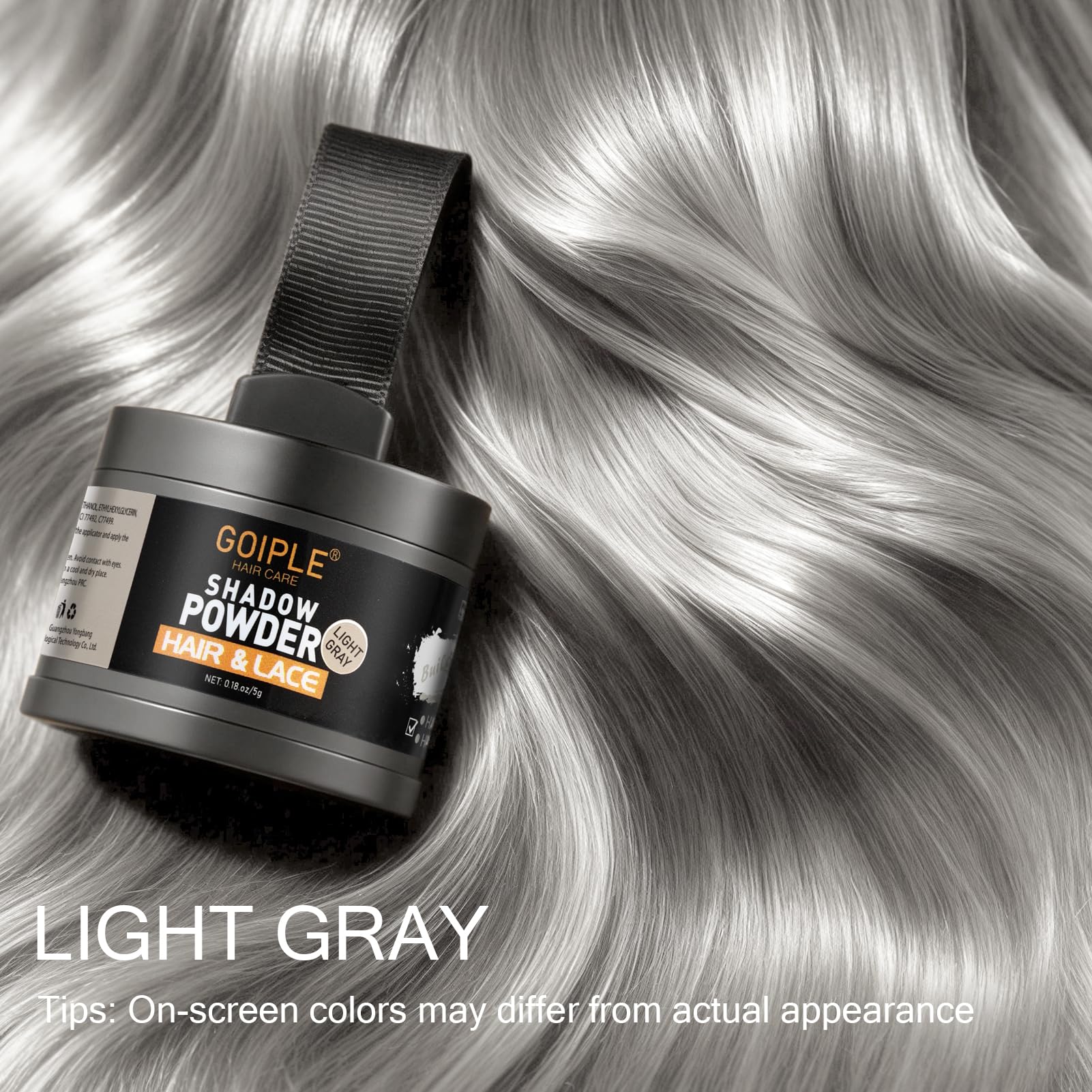 Lockmio Polvo línea cabello delgado: aspecto natural y definido.