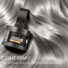 Lockmio Polvo línea cabello delgado: aspecto natural y definido.