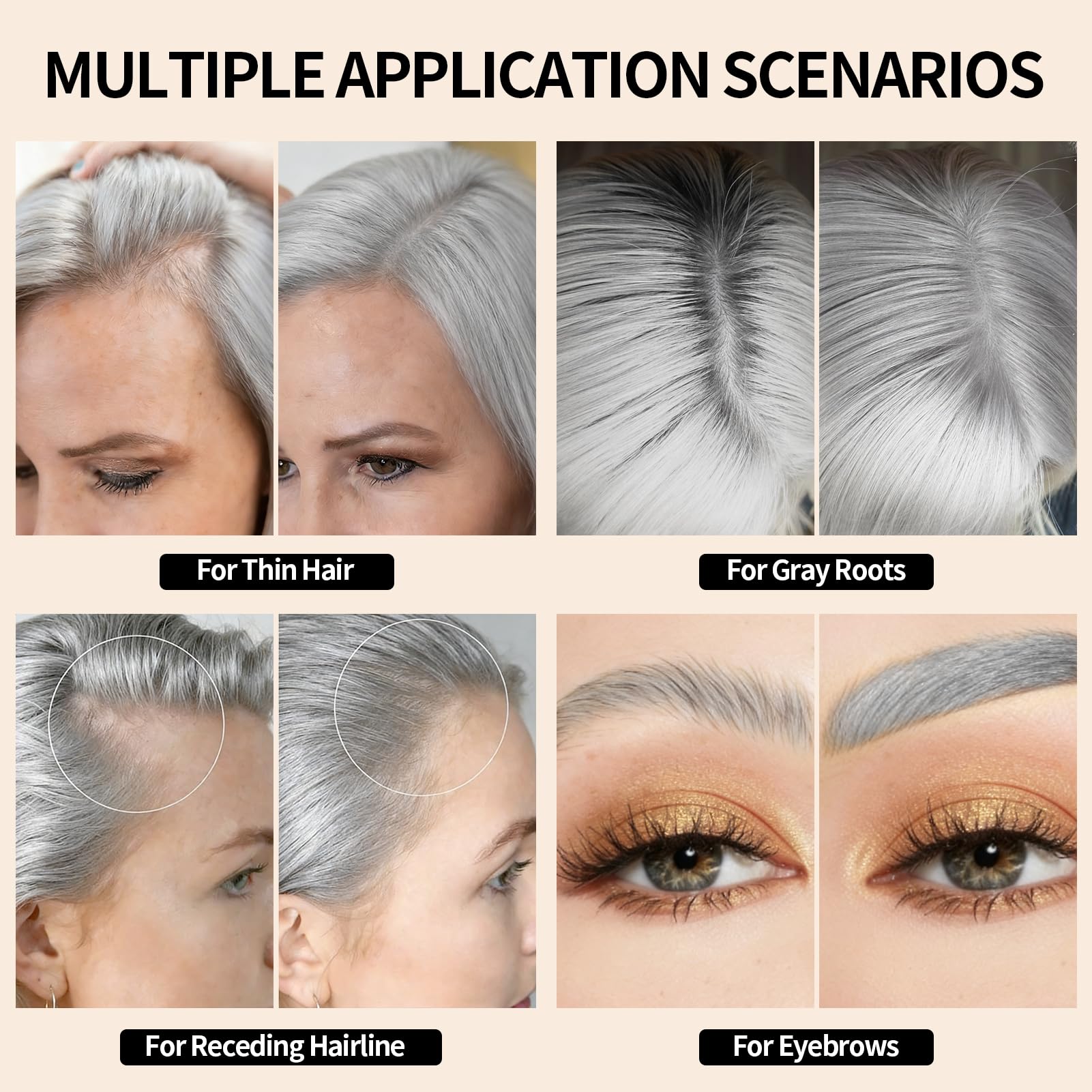 Lockmio Textura natural: se funde con tu color de cabello.
