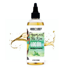 Lockology Loción de Menta y Árbol de Té en botella, estimula frescura y cuidado de los dreadlocks