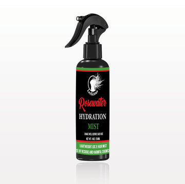 LOCLICIOUS Bruma de rosas para locs, spray ligero para revitalizar el cabello.
